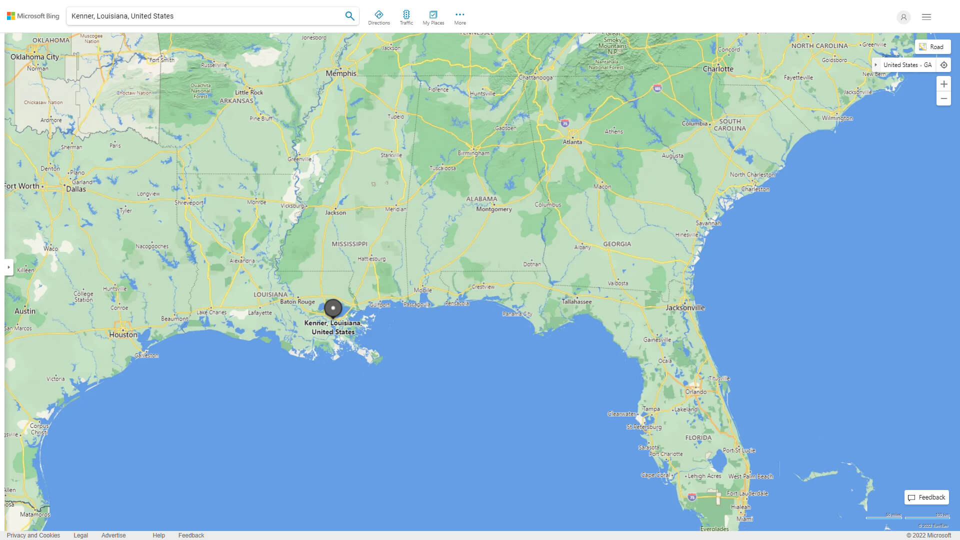 Kenner Map Louisiana